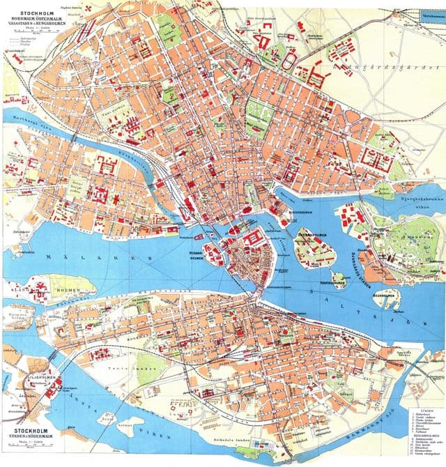 ストックホルム歴史地図